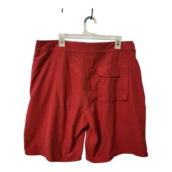 Nat Nast Men's Red Swim Board Shorts With Crown And Lion Logo Size 40 - Picture 3 of 4